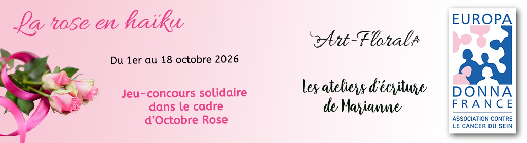 jeu concours haÏkus rose